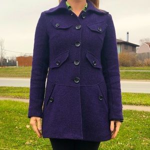 Purple Pea Coat